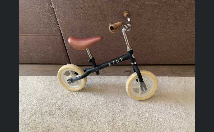 VINTAGE STOY POTKU-,TASAPAINOPYÖRÄ, HYVÄKUNTOINEN , TURVALLINEN-kuva-1